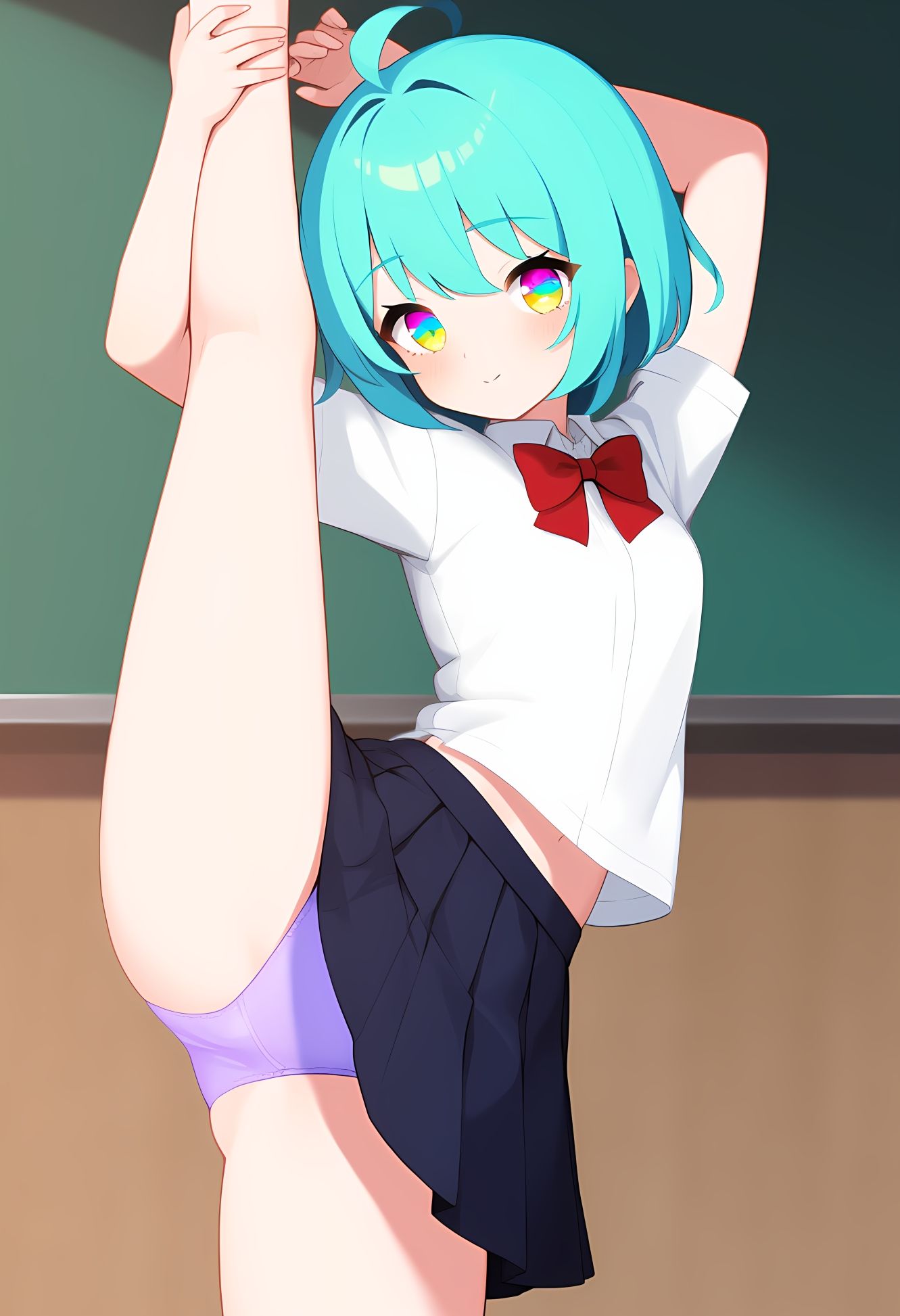 サンプル画像1:制服？いいえ、パンツガみたいのです(オカム) [d_520964]