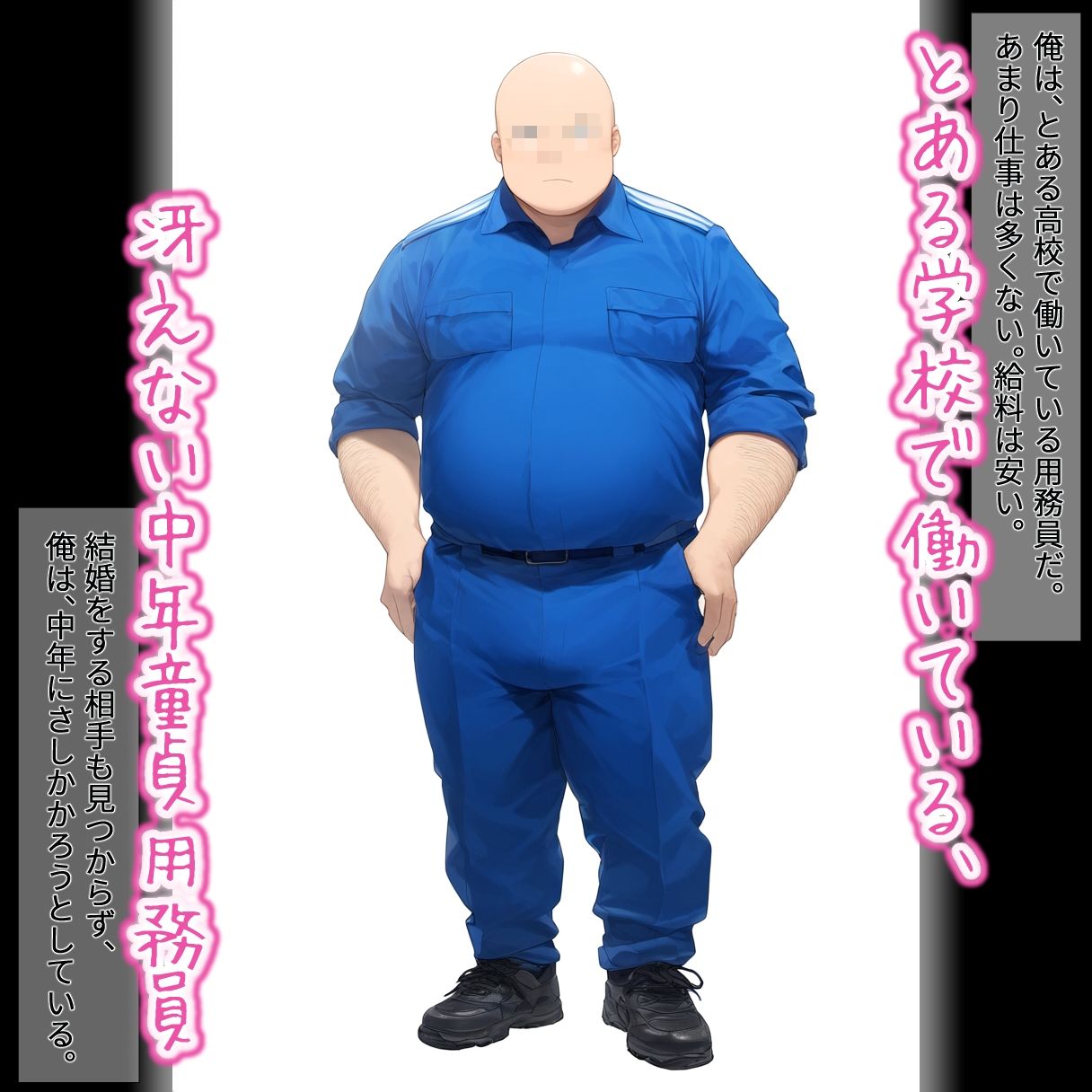 サンプル画像1:清掃員のおじさんが超能力で監禁・調教・孕ませ【ヤミ編】(ドグマの館) [d_521083]