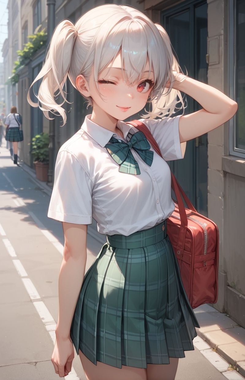 サンプル画像2:グラビア＆裏画像 JKアイドル 柴田ゆりな(AIらぼんぬ) [d_521109]