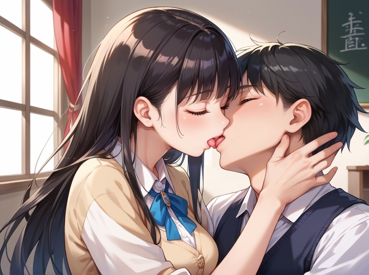 サンプル画像2:美少女委員長はみんなの性処理係(妄想マカロン) [d_521215]