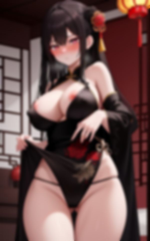 サンプル画像3:チャイナコスでエチエチ爆乳を魅せつける淫乱美女記録集(AIジェネレーション) [d_521260]