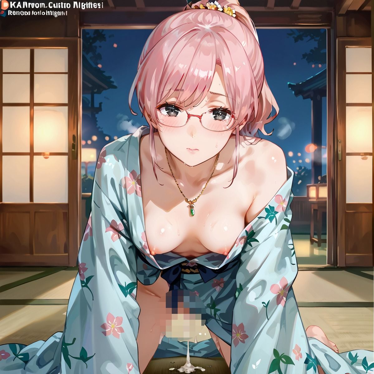 サンプル画像1:内気な眼鏡和服女子の欲情〜第一集〜(癒しエロっち) [d_521274]