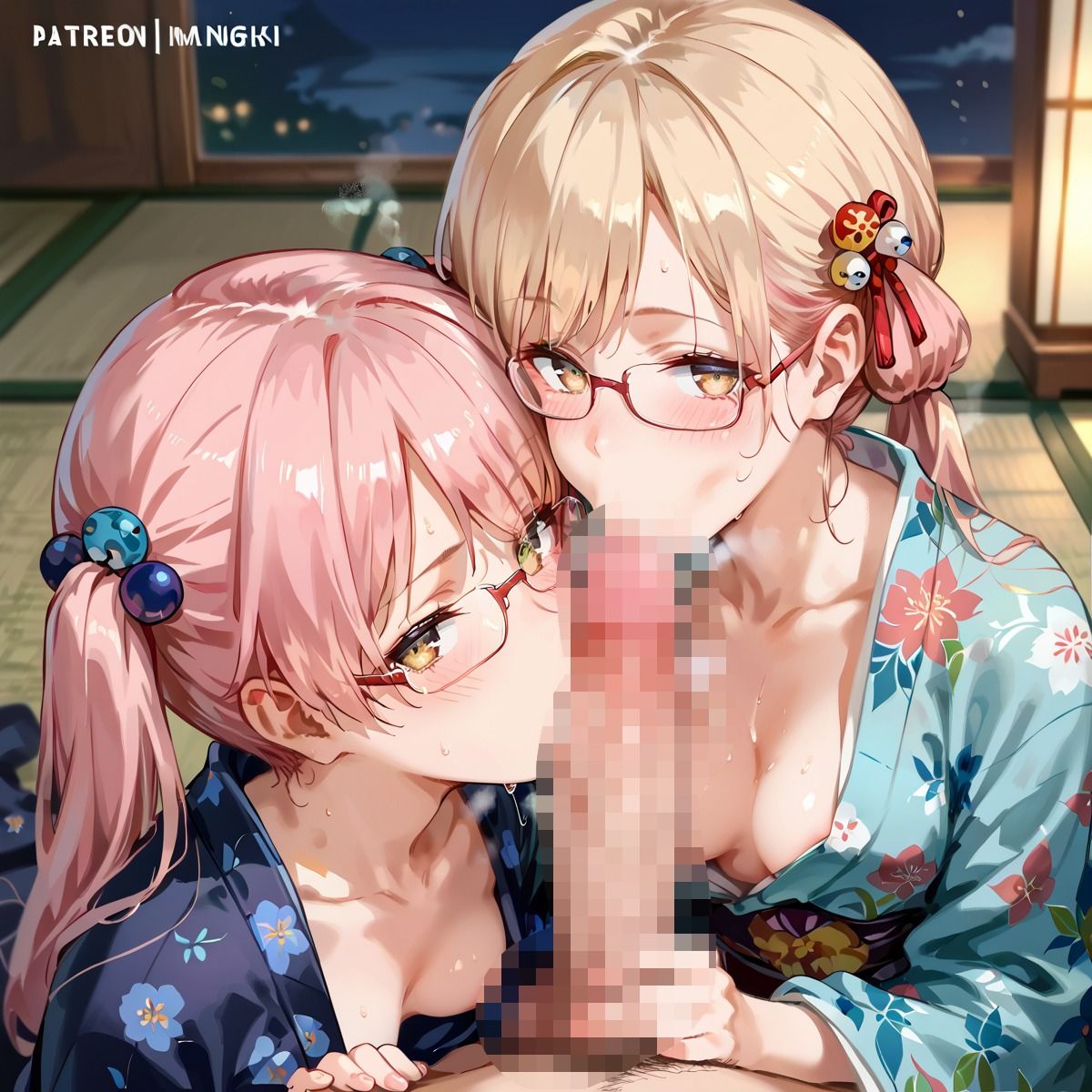 サンプル画像1:内気な眼鏡和服女子の欲情〜第三集〜(癒しエロっち) [d_521287]