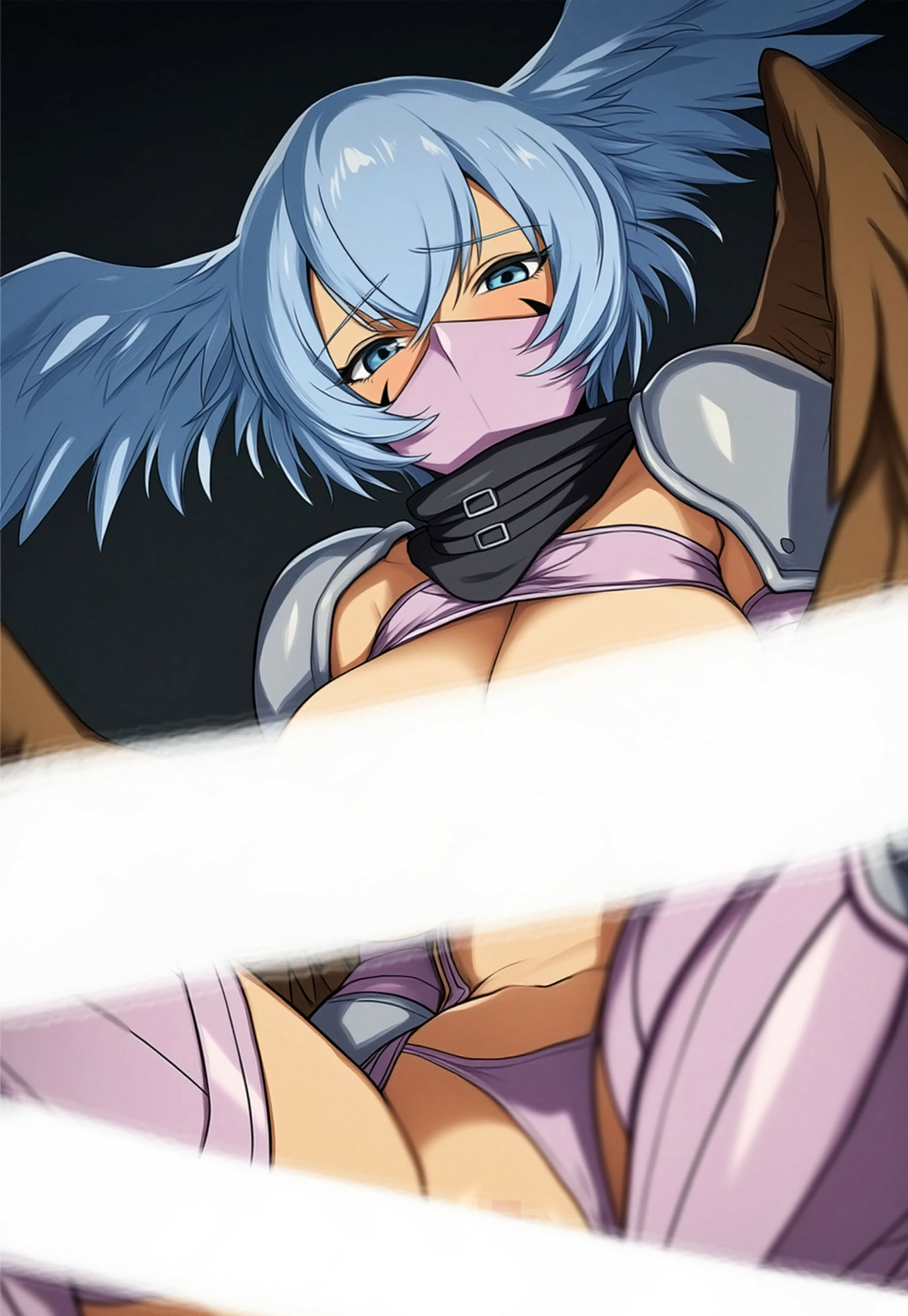 サンプル画像2:烈風の翼獣戦士の性事情(ある) [d_521371]