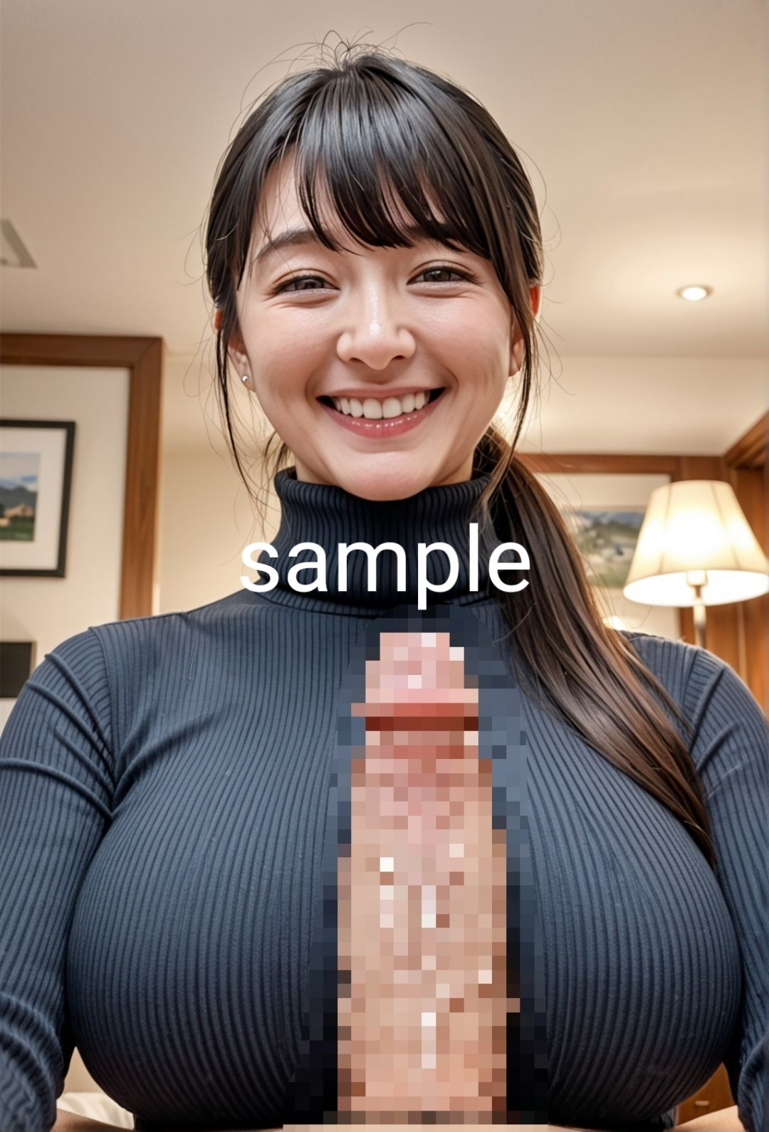 サンプル画像1:マッチングアプリで出会った熟女と中出しセックス  風間みらい(Aitist8) [d_521454]