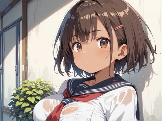 サンプル画像1:むちむち爆乳学生の褐色肌を犯しまくる日常(むちむちウサギ) [d_521505]