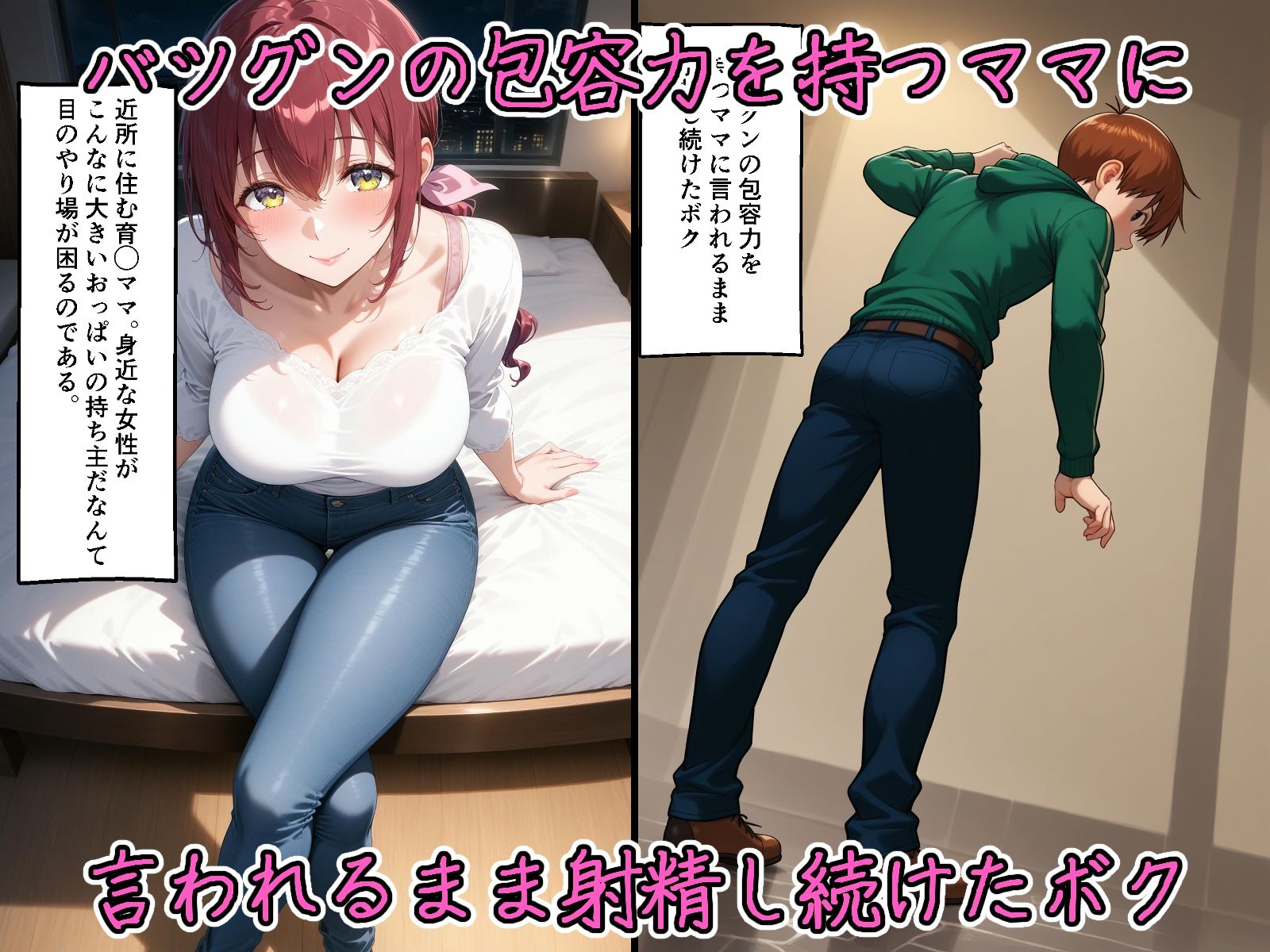 バツグンの包容力を持つママに言われるまま射精し続けたボクの画像1