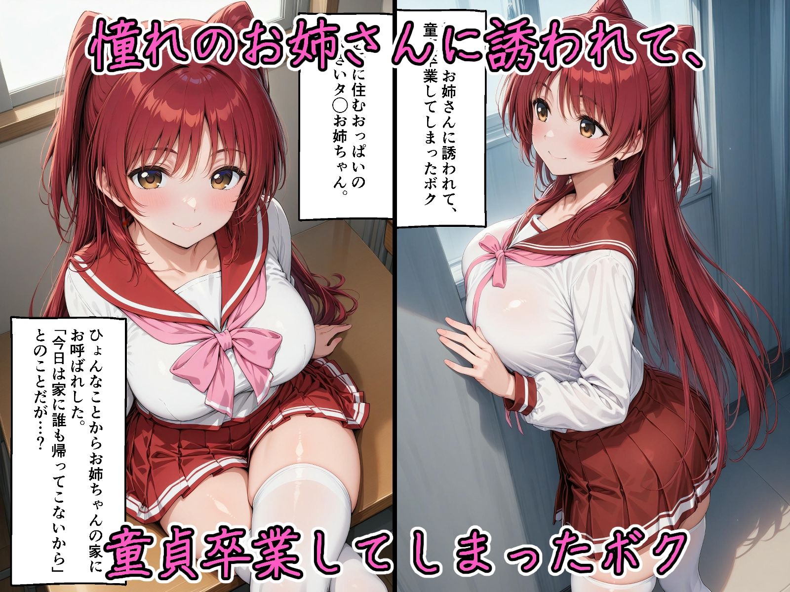 サンプル画像1:憧れのお姉さんに誘われて、童貞卒業してしまったボク(ガンジーガム) [d_521607]