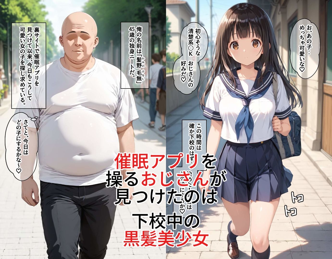 サンプル画像1:催●アプリで好き放題〜下校中のJ●編〜(透明遊具) [d_521615]