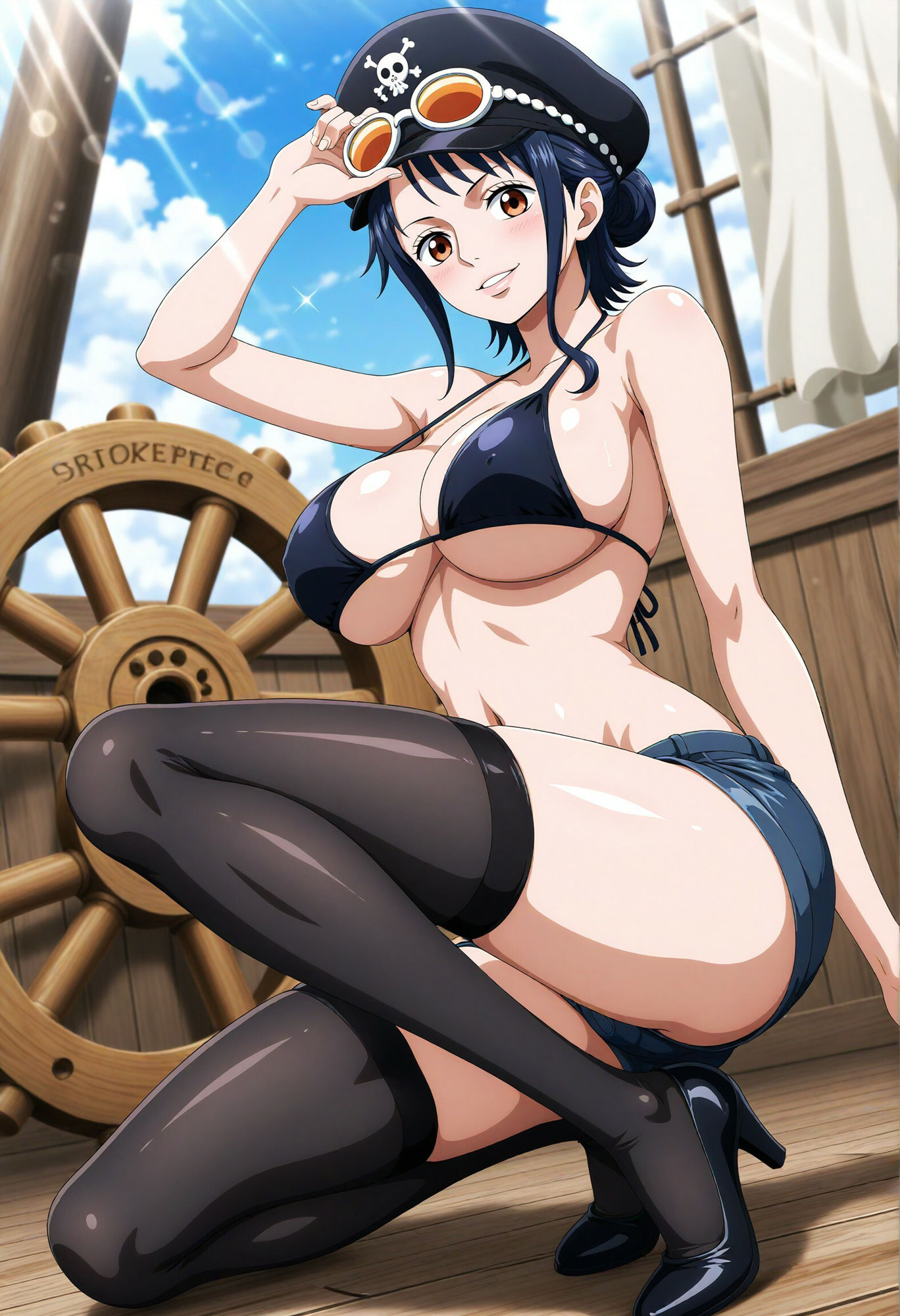 サンプル画像1:?名刀?を 求めるたしぎとの 過激な夏(お宝ガールズ) [d_521678]