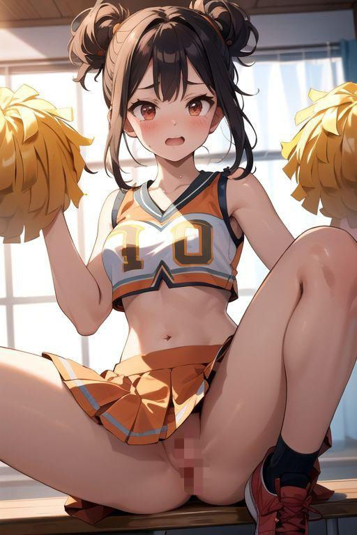 サンプル画像5:JK部活別性器品評会(AI kawaii girl) [d_521705]