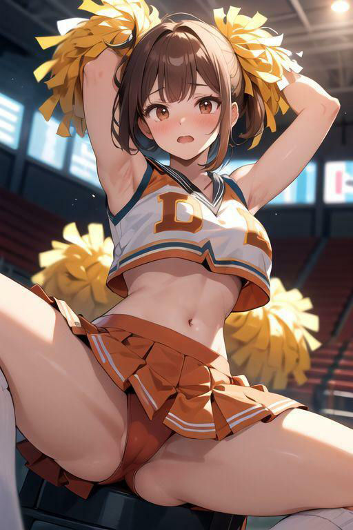 サンプル画像6:JK部活別性器品評会(AI kawaii girl) [d_521705]