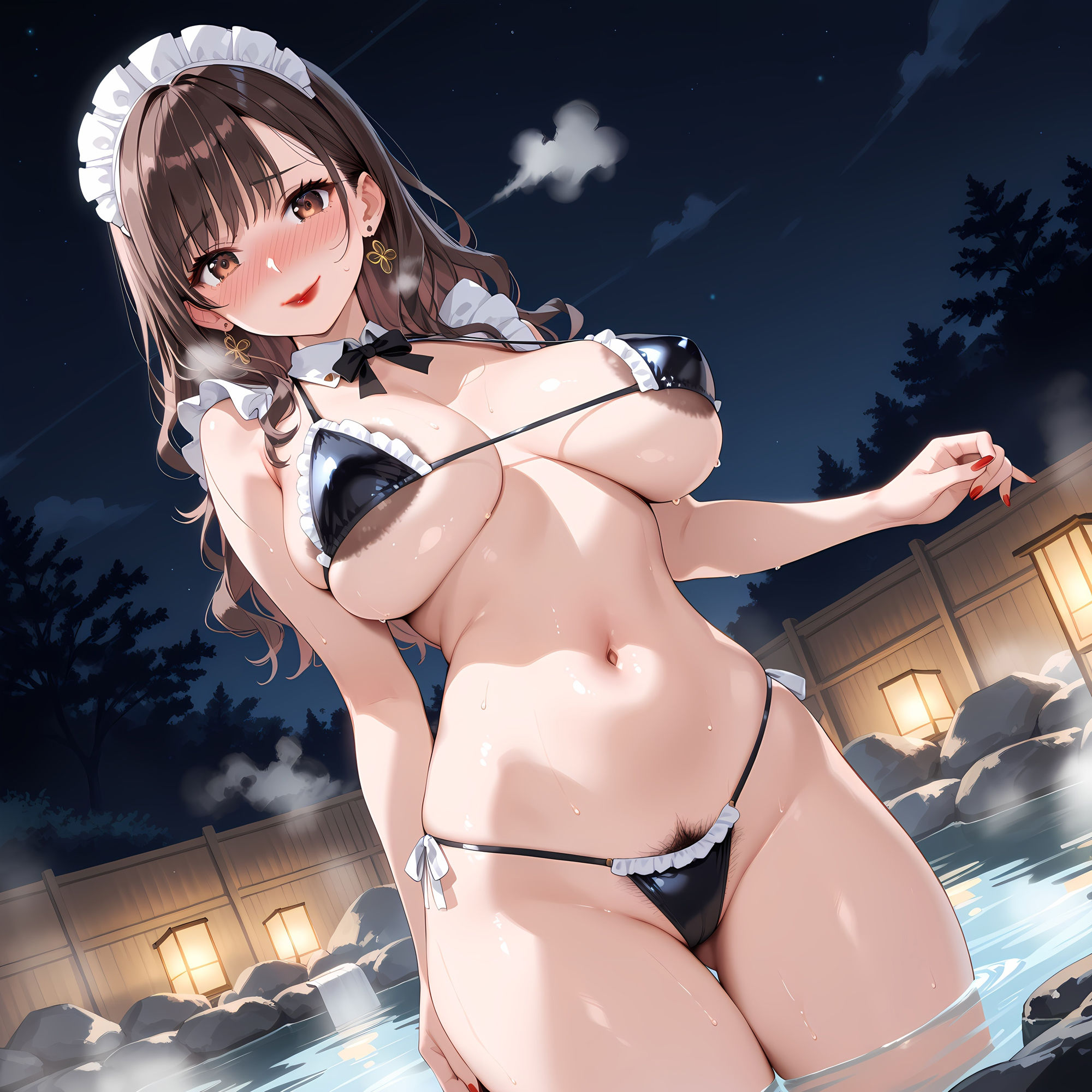 サンプル画像3:お下品ボディの人妻と温泉不倫旅行に来たCG集(妄想サチュレーション) [d_521711]