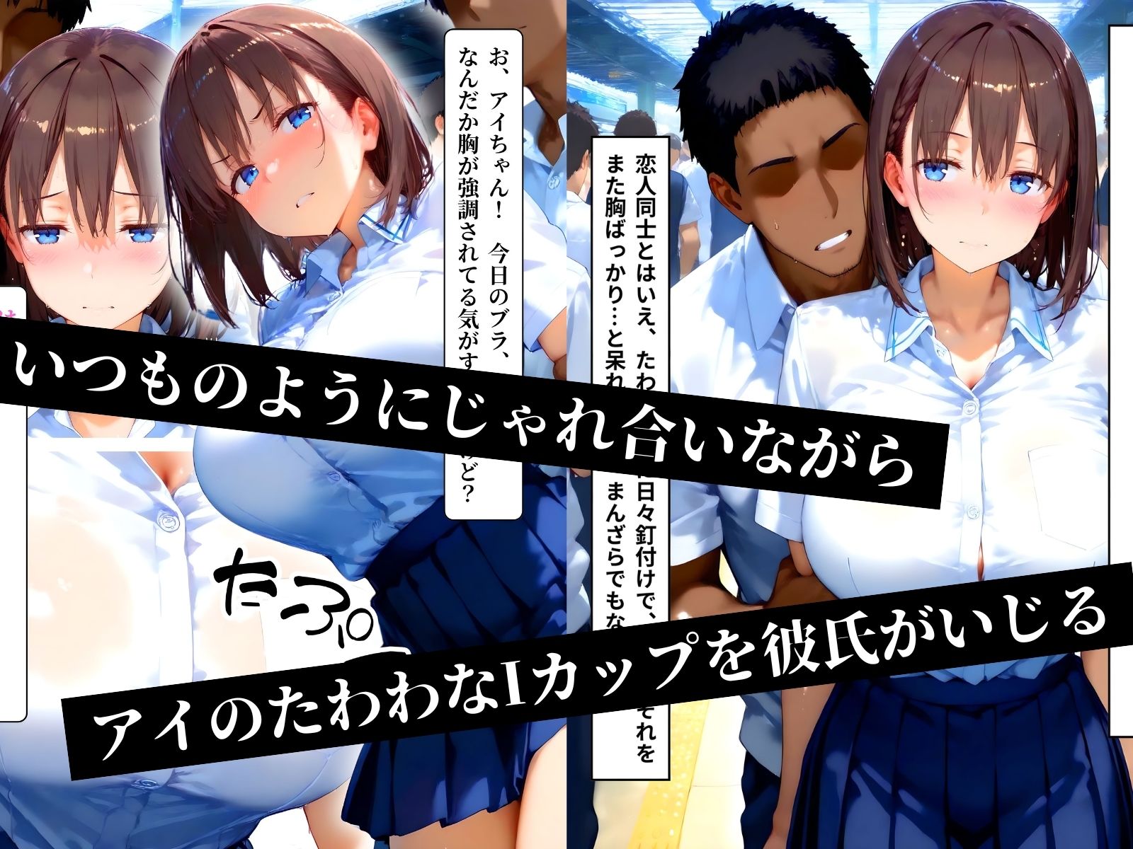 サンプル画像1:たわわ愛 イチャラブセックス  〜初めて一線を越える焦れ甘ラブストーリー〜(チーズちくわ部) [d_521795]