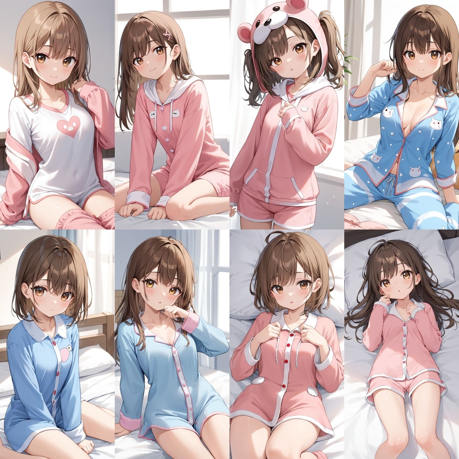 サンプル画像1:休日はパジャマのままエッチ【500枚】(女子高生) [d_521977]