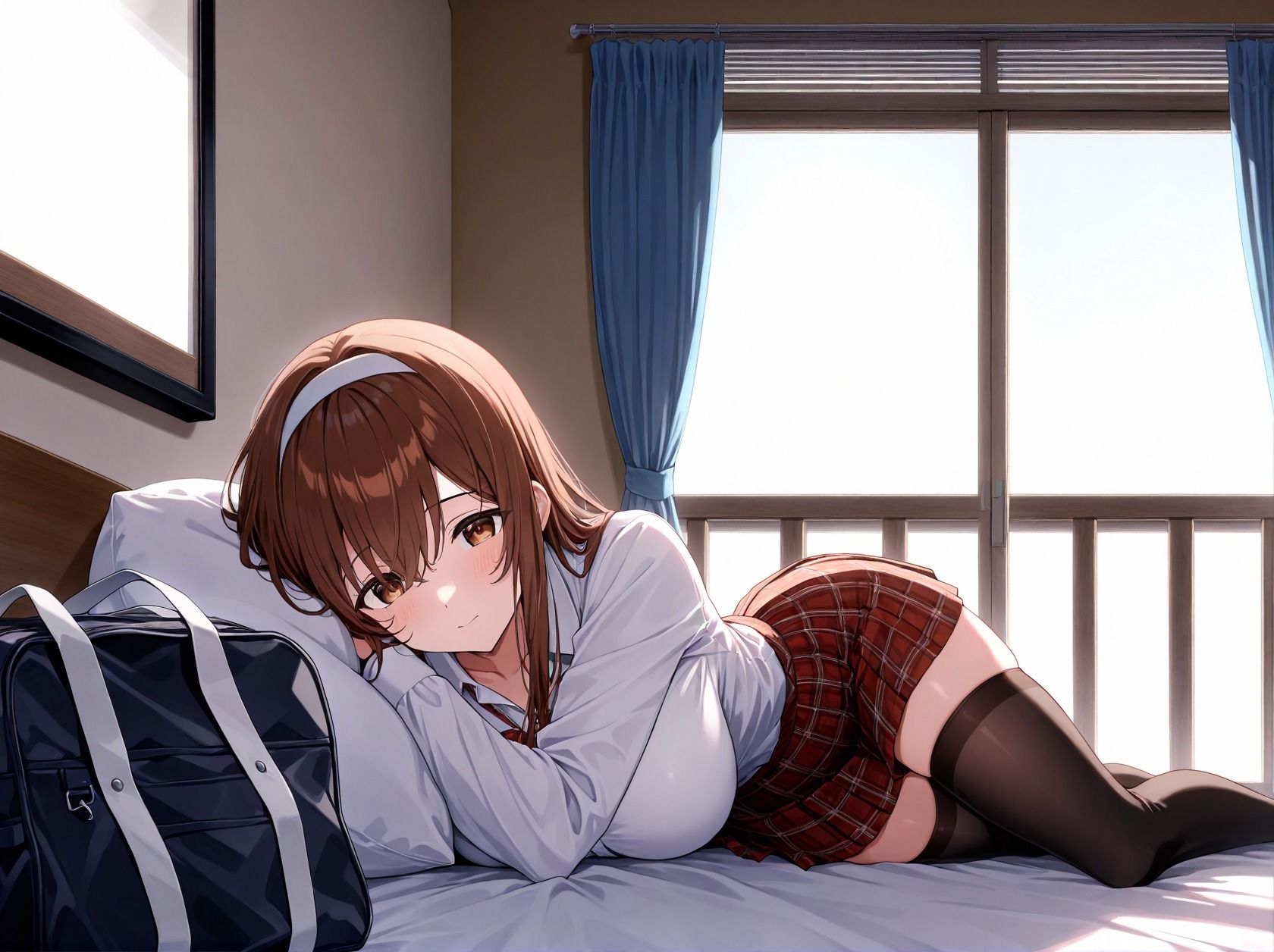 サンプル画像1:クラスメイトの女子校生と種付けハーレム交尾(くみん) [d_522050]