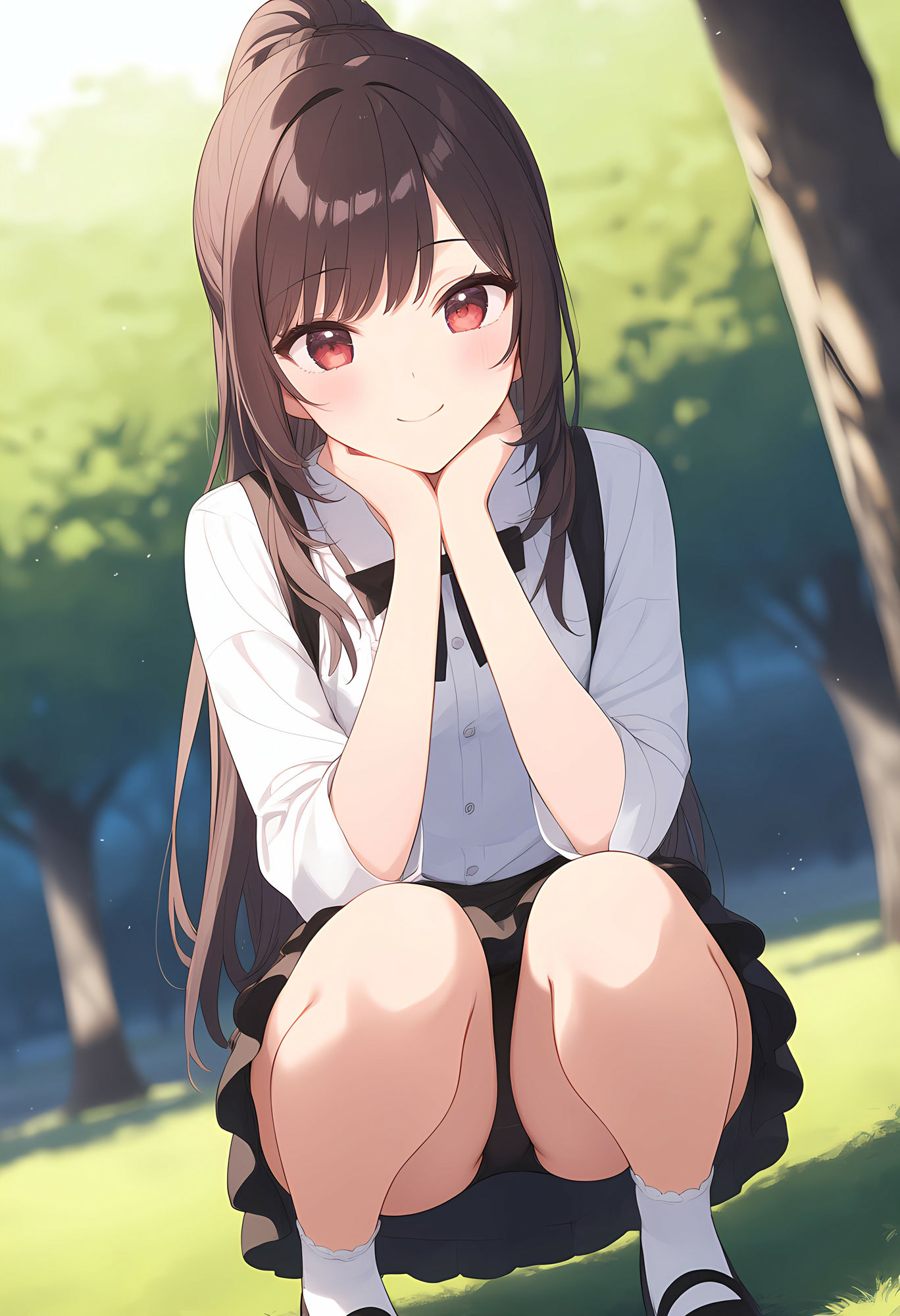 サンプル画像1:公園でパンツ見えてる女の子が大好きです(オカム) [d_522059]