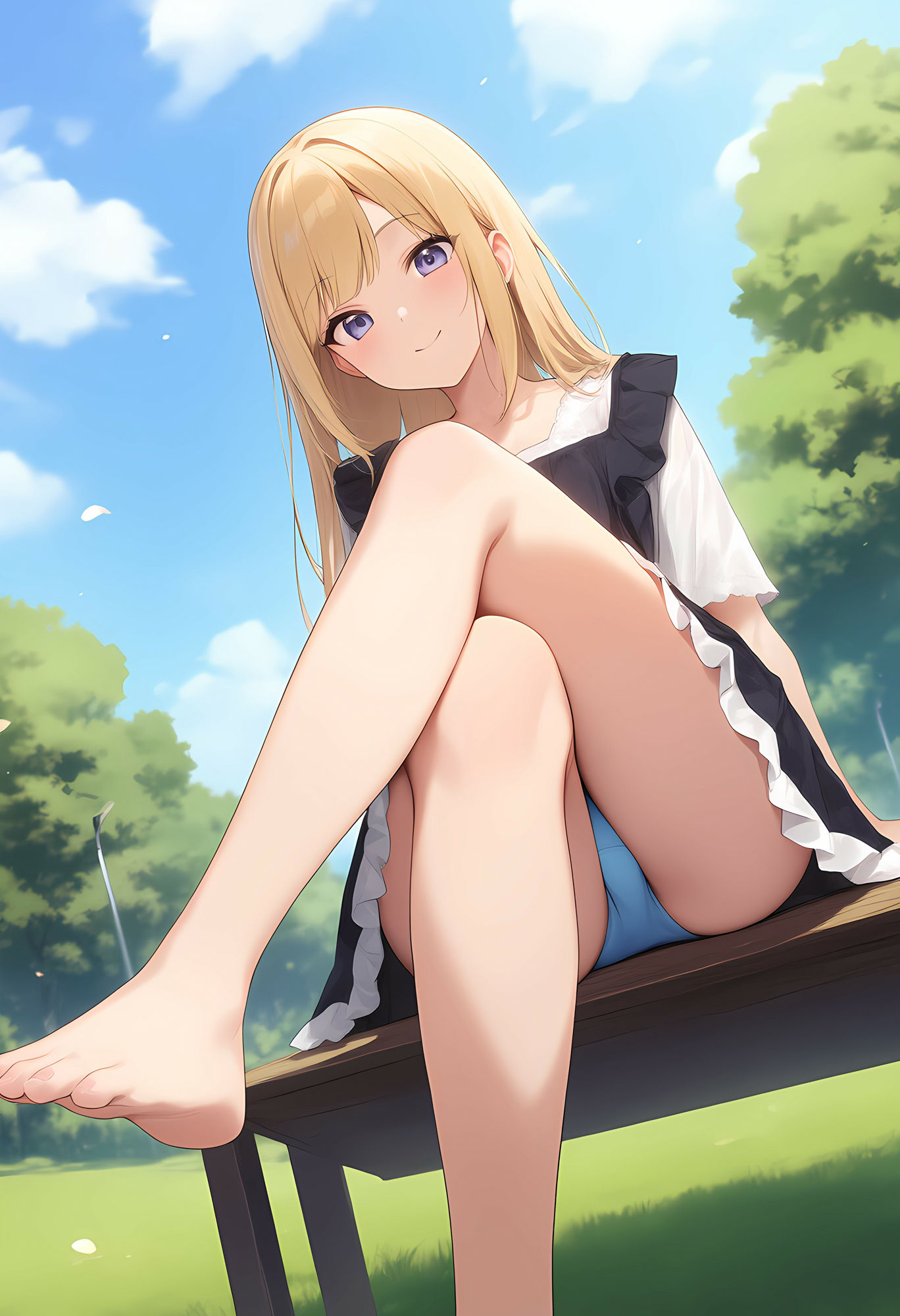 公園でパンツ見えてる女の子が大好きですのサンプル画像 6