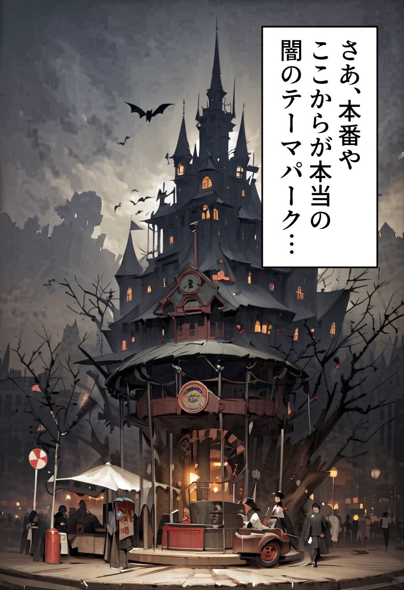 サンプル画像4:ゾンビオデコメガネちゃんと闇テーマパークでデート 貧乳・セックス編(コーンパン) [d_522092]