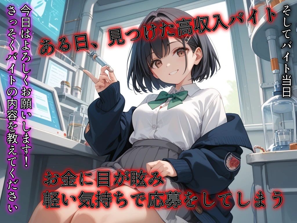 サンプル画像2:連続絶頂実験 –怪しいバイトに応募したら被検体にされた女子校生–(Laplace) [d_522113]