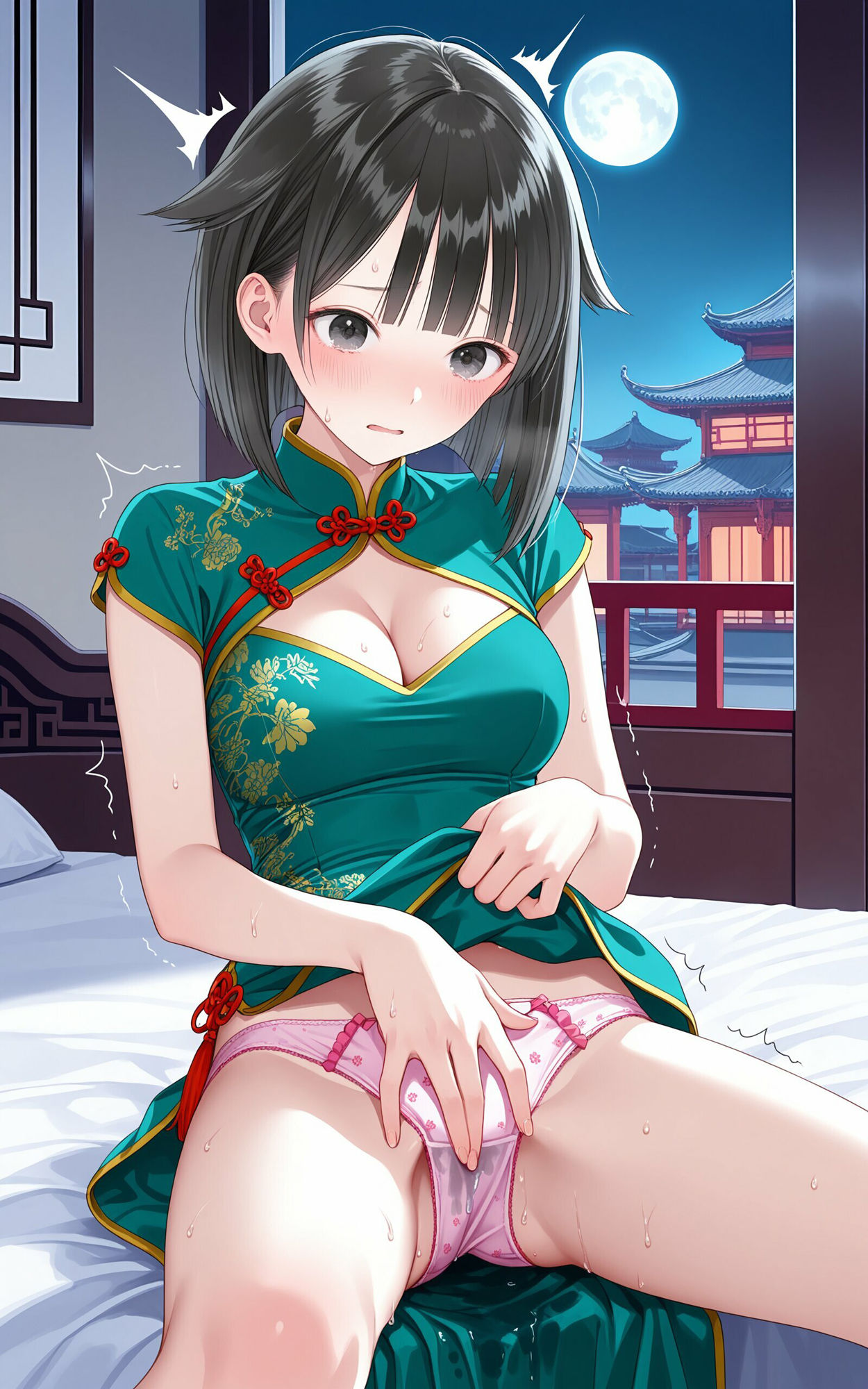 サンプル画像1:秘密の宮殿 妖艶な秘密（後半）(AIを探求する人) [d_522137]