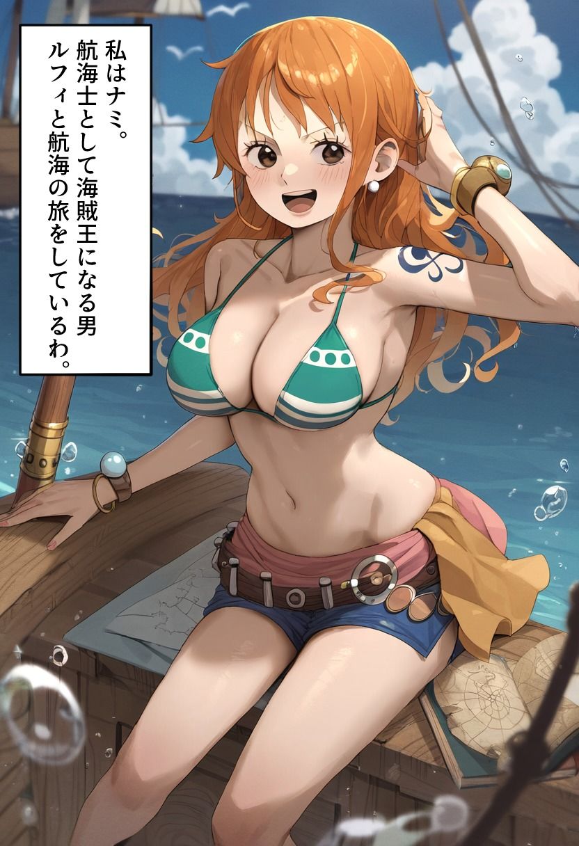 サンプル画像1:囚われた航海士ナミ、孕む(大人の秘密基地) [d_522231]