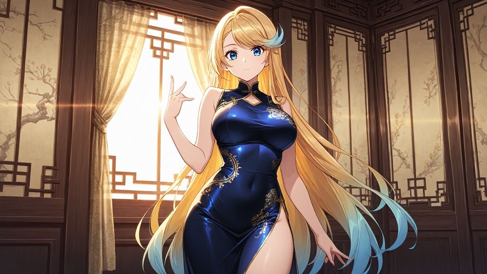 サンプル画像4:高嶺の黒髪お嬢様と大胆な金髪アイドルが専属カメラマンと禁断契約！【4K】【FANZA専売】(御一堂) [d_522387]