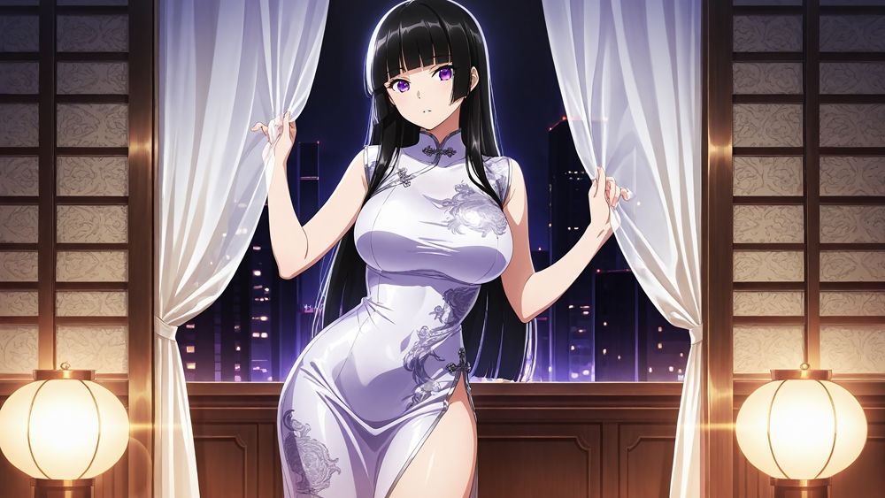 サンプル画像5:高嶺の黒髪お嬢様と大胆な金髪アイドルが専属カメラマンと禁断契約！【4K】【FANZA専売】(御一堂) [d_522387]