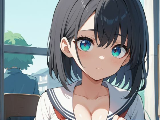 サンプル画像1:お兄ちゃんは私のおっぱいさわりたい？(誘惑アーカイブ) [d_522435]