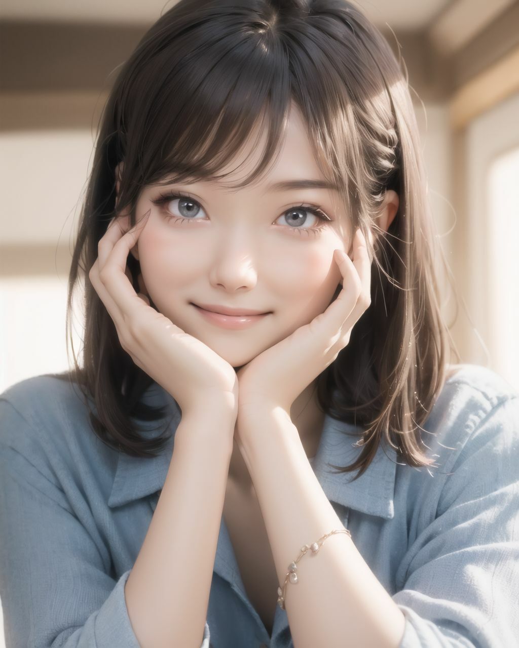 サンプル画像5:AI美少女写真集  素顔のRUNA(AiPaintFactory) [d_522502]