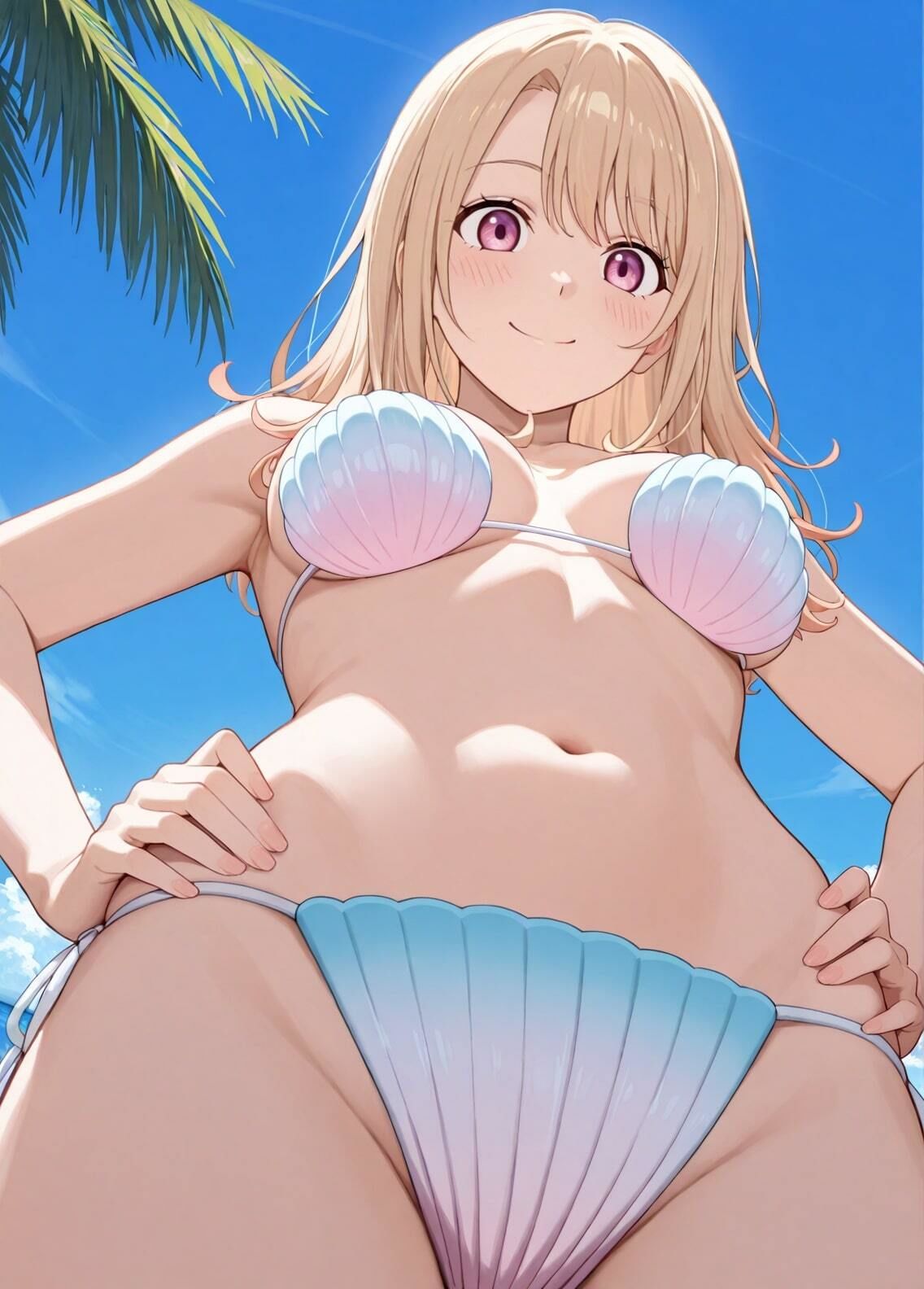 サンプル画像1:「黒岩メダカに私の可愛いが通じない」川井モナ  セクシー写真集（全500枚）(人の海) [d_522615]