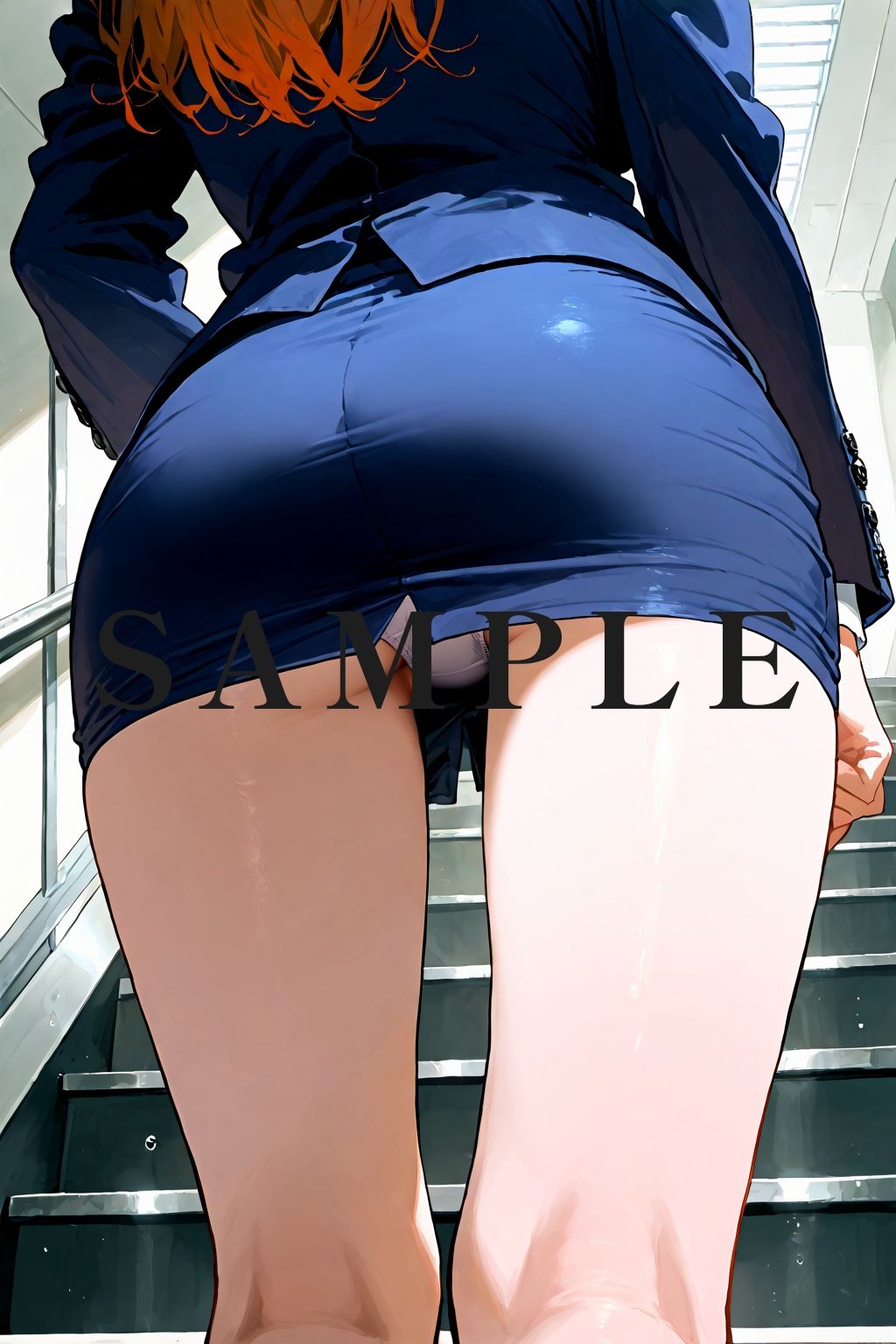 サンプル画像6:恥じらい×パンチラ隠しがやっぱり優勝でした。〜オフィス編〜(びろびろまん) [d_522630]