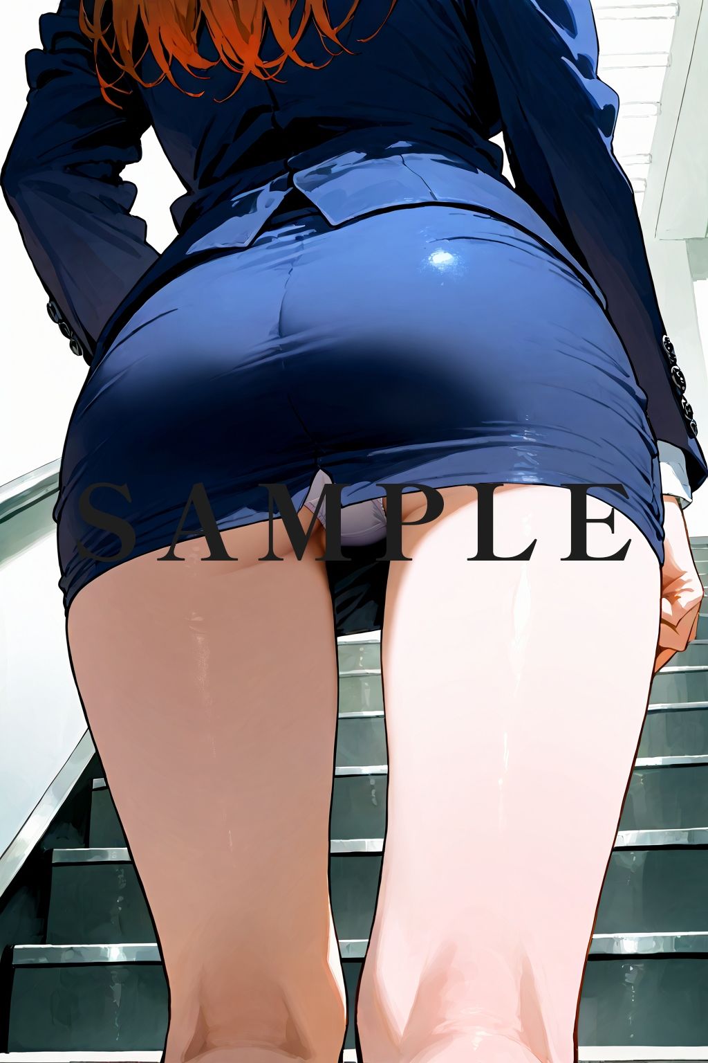 サンプル画像4:恥じらい×パンチラ隠しがやっぱり優勝でした。〜オフィス編〜vol.2(びろびろまん) [d_522631]