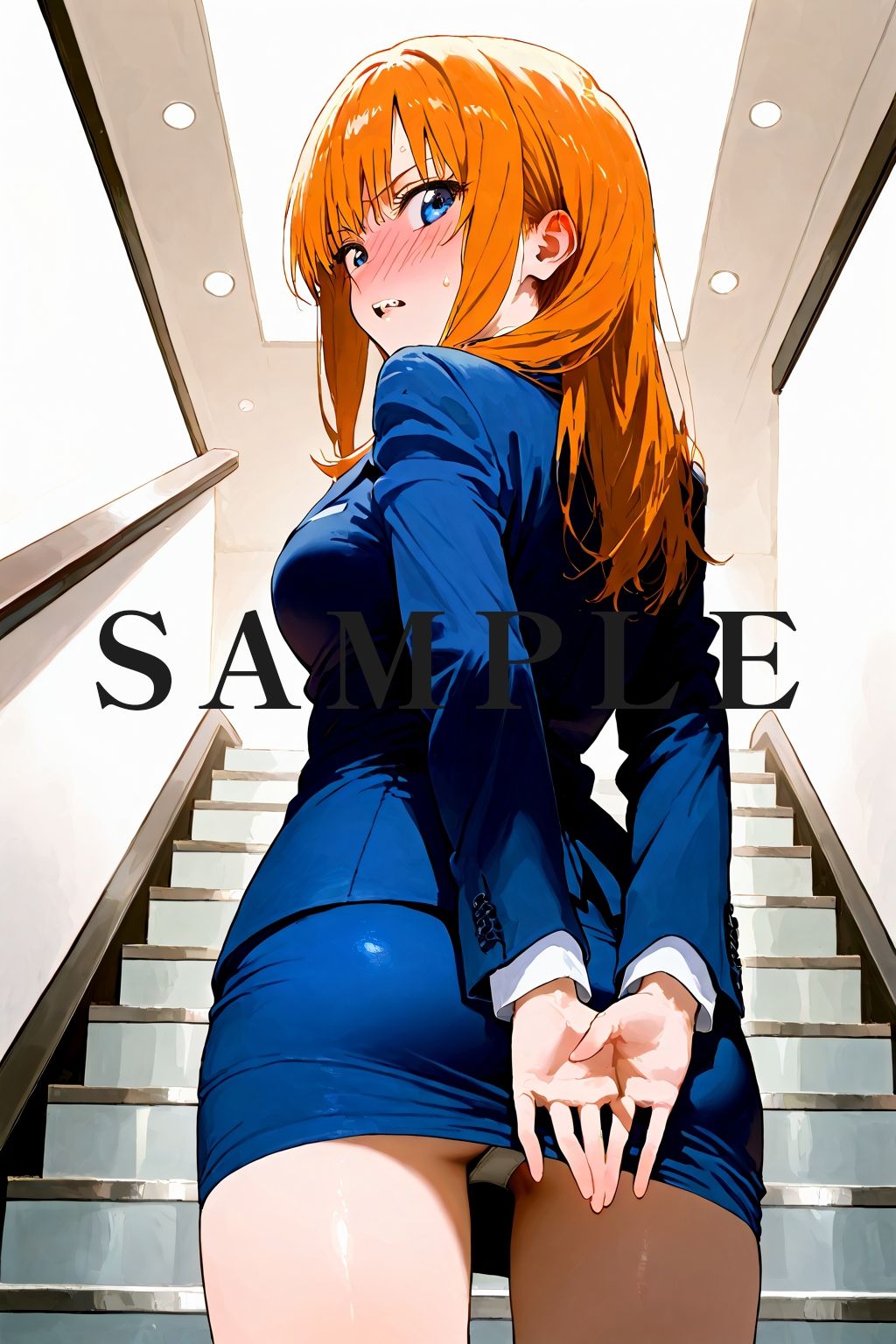 サンプル画像3:恥じらい×パンチラ隠しがやっぱり優勝でした。〜オフィス編〜vol.4(びろびろまん) [d_522633]