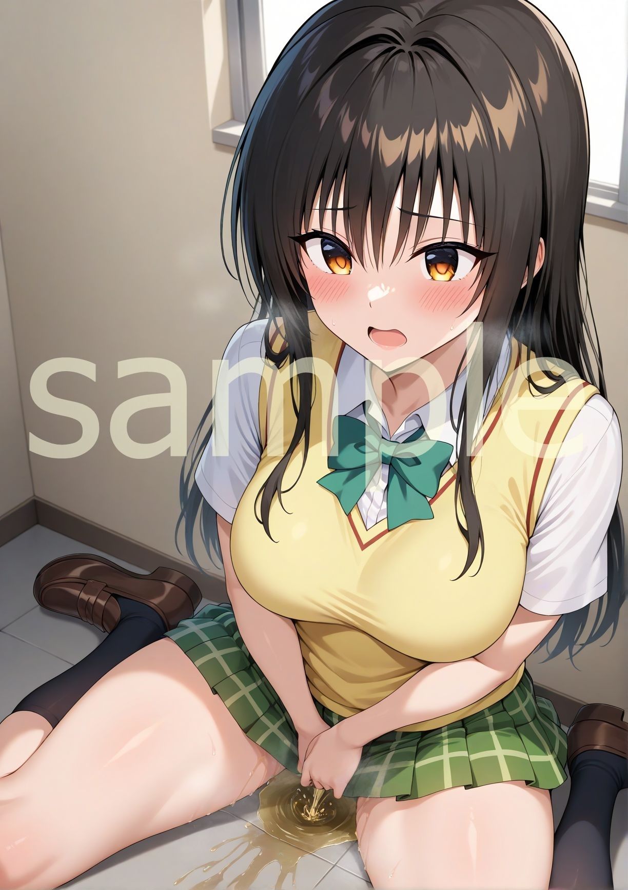 サンプル画像4:【永久保存版】超絶ヤバいっ！お漏らし日記｜古◯川 唯 編(お尻倶楽部) [d_522640]