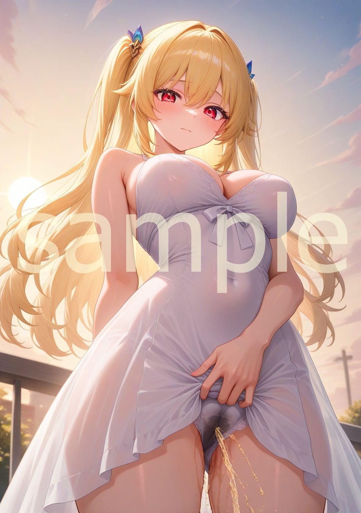 サンプル画像3:【永久保存版】超絶ヤバいっ！お漏らし日記｜金色のヤ〇 編(お尻倶楽部) [d_522655]