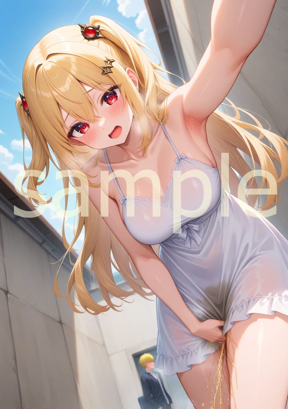 サンプル画像6:【永久保存版】超絶ヤバいっ！お漏らし日記｜金色のヤ〇 編(お尻倶楽部) [d_522655]