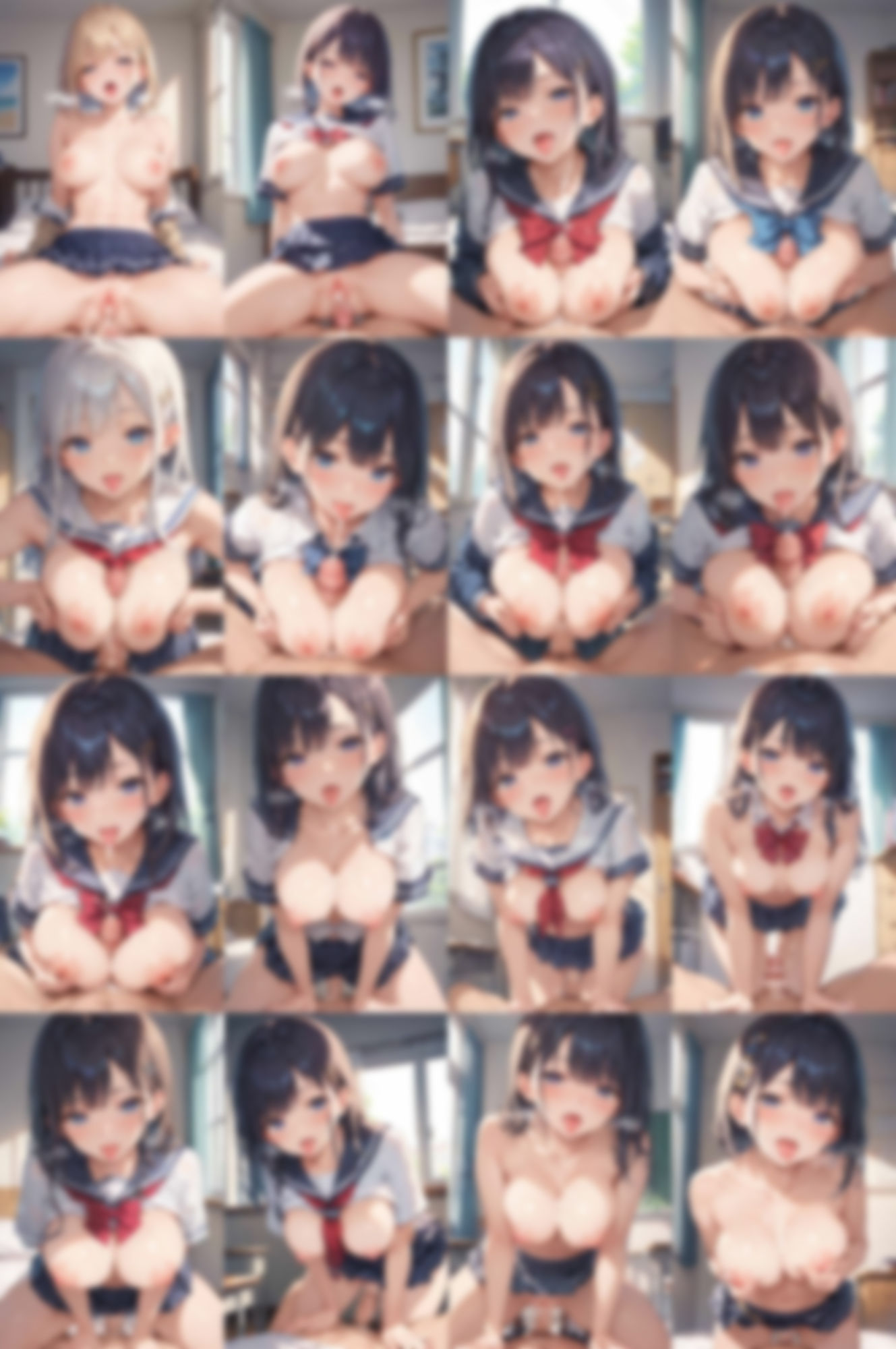 サンプル画像1:パイズリフェラ用制服性奴●(marchun2) [d_522659]