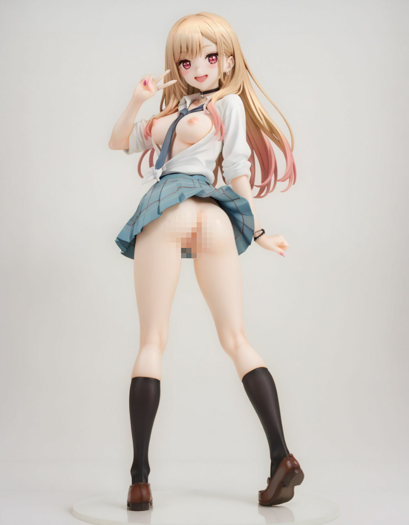 サンプル画像4:喜多川〇夢 フィギュア風イラストコレクション(のこ（noko）) [d_522717]