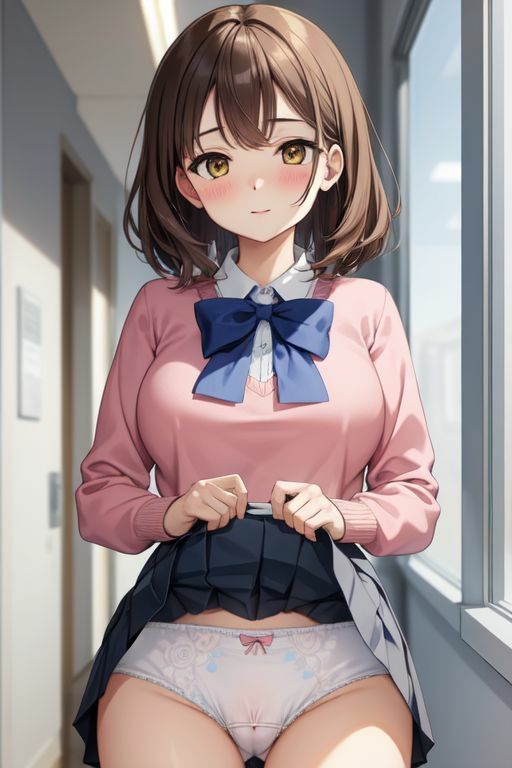 サンプル画像5:悪魔の生徒手帳_パンツを見せて朝の挨拶2(AI幻想庭園) [d_522817]