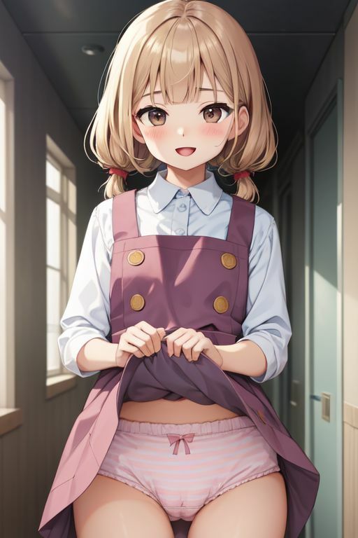 サンプル画像6:悪魔の生徒手帳_パンツを見せて朝の挨拶2(AI幻想庭園) [d_522817]