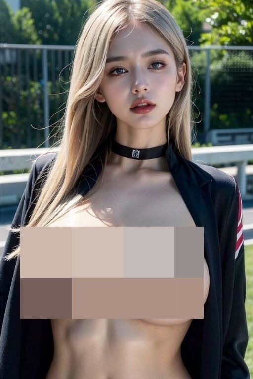 サンプル画像2:韓国風美女レスラー軍団 ブラックチョーカーズの 後輩の品評会に潜入！Vol.11  履歴書写真撮影編(タルタル) [d_522873]