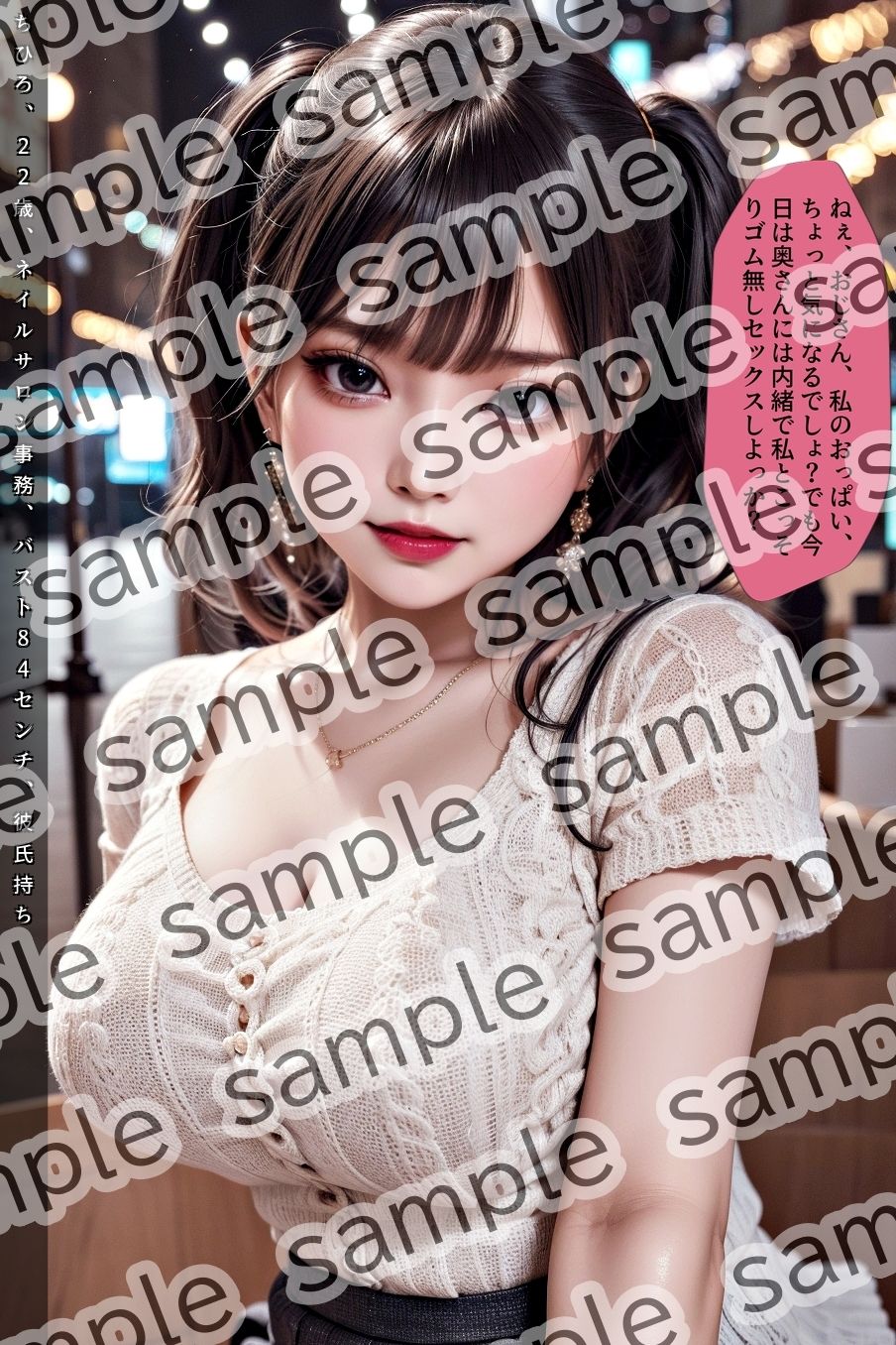 サンプル画像4:ニットの似合う巨乳ギャルがエロすぎる件 vol.2(あらぶるま18＋) [d_522885]