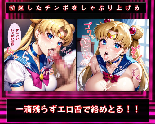 サンプル画像3:【計233P 全セリフ・擬音付】超淫乱セーラームーン風コスプレギャルと濃厚セックス三昧エブリディ(大門 蒼空) [d_522925]