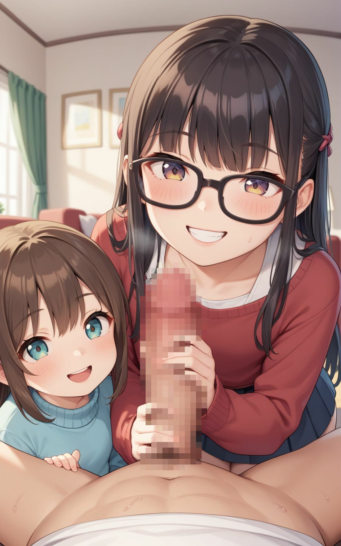 サンプル画像2:家族ハーレム 幼馴染、幼馴染の姉妹や母親に回された思い出(ゆりぴー) [d_522952]