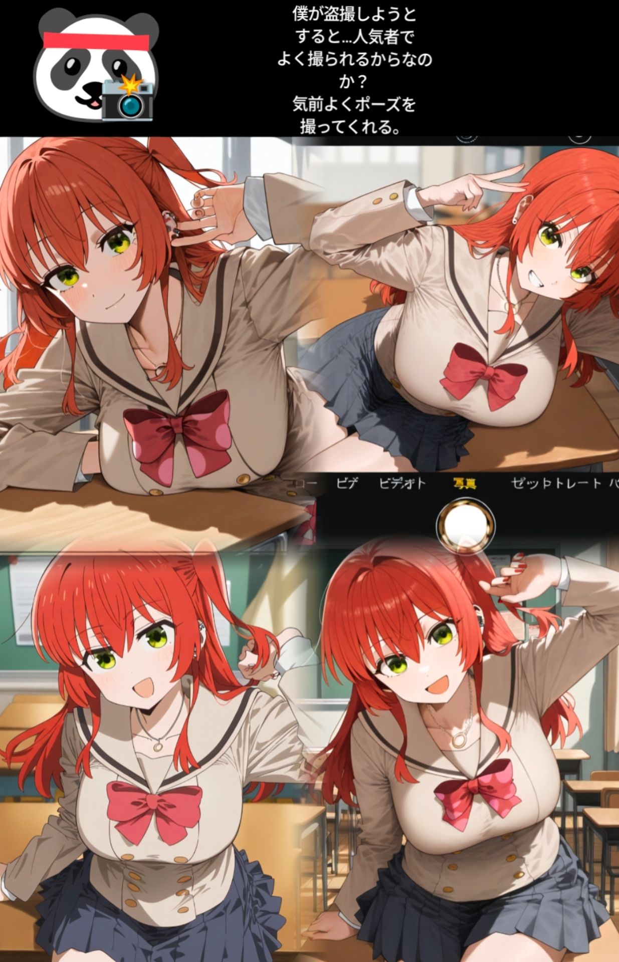 サンプル画像2:【250枚】盗撮魔な僕と汗をかいてくれる優しい喜多〇代(ジャマレドラ) [d_523032]