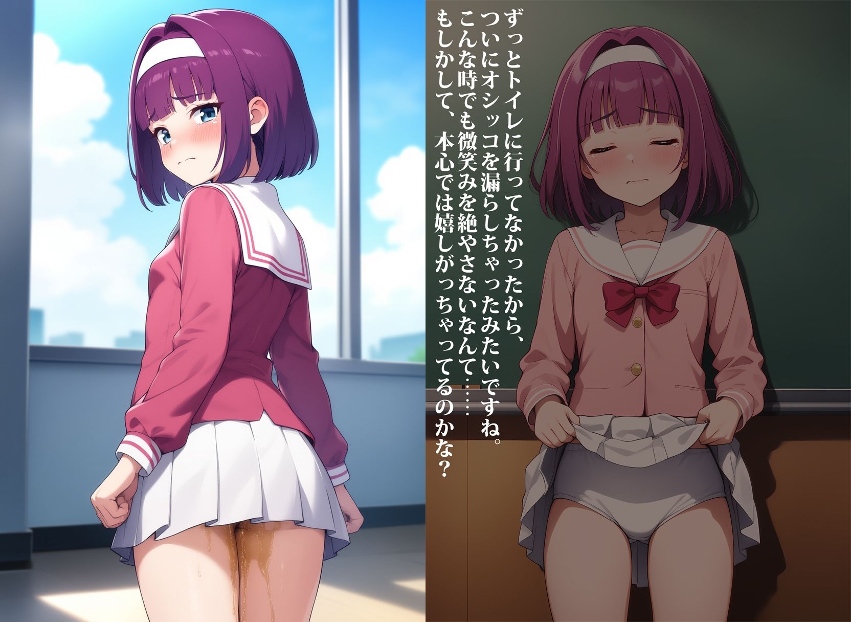 サンプル画像1:お漏らし女子の後始末(性癖ユガ芽) [d_523055]