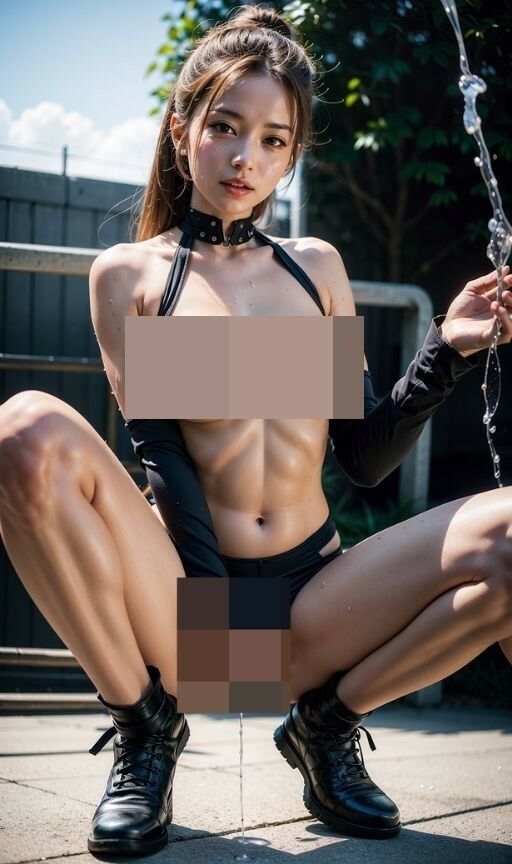 サンプル画像1:ブラックチョーカーズで 全員ビ〇ドファイターズの ホ〇ノフ〇ナだったら…  韓国風美女レスラー軍団 ブラックチョーカーズの 後輩の品評会に潜入！Vol.18(タルタル) [d_523066]