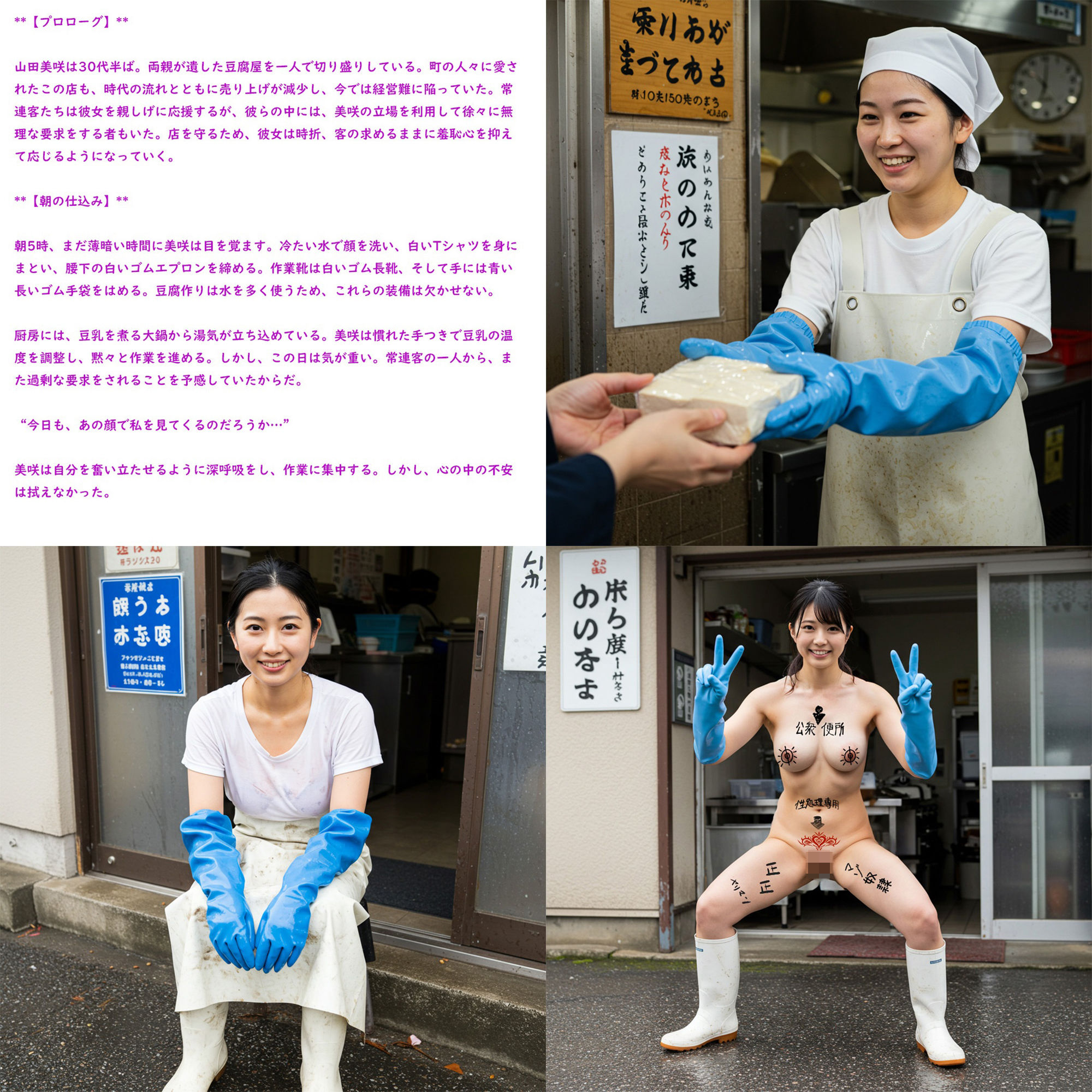 サンプル画像1:豆腐屋凌●物語(ホワフェチ) [d_523075]