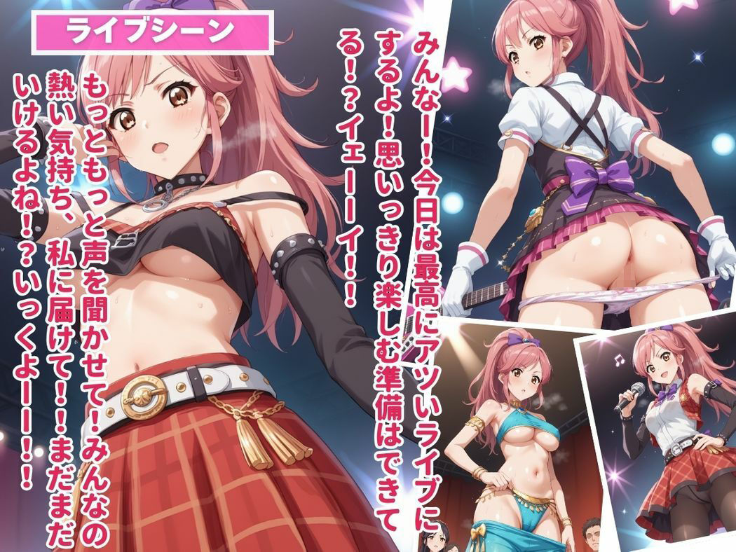 サンプル画像1:アプリに魅入られたアイドル(無限ガチャ回し隊) [d_523102]